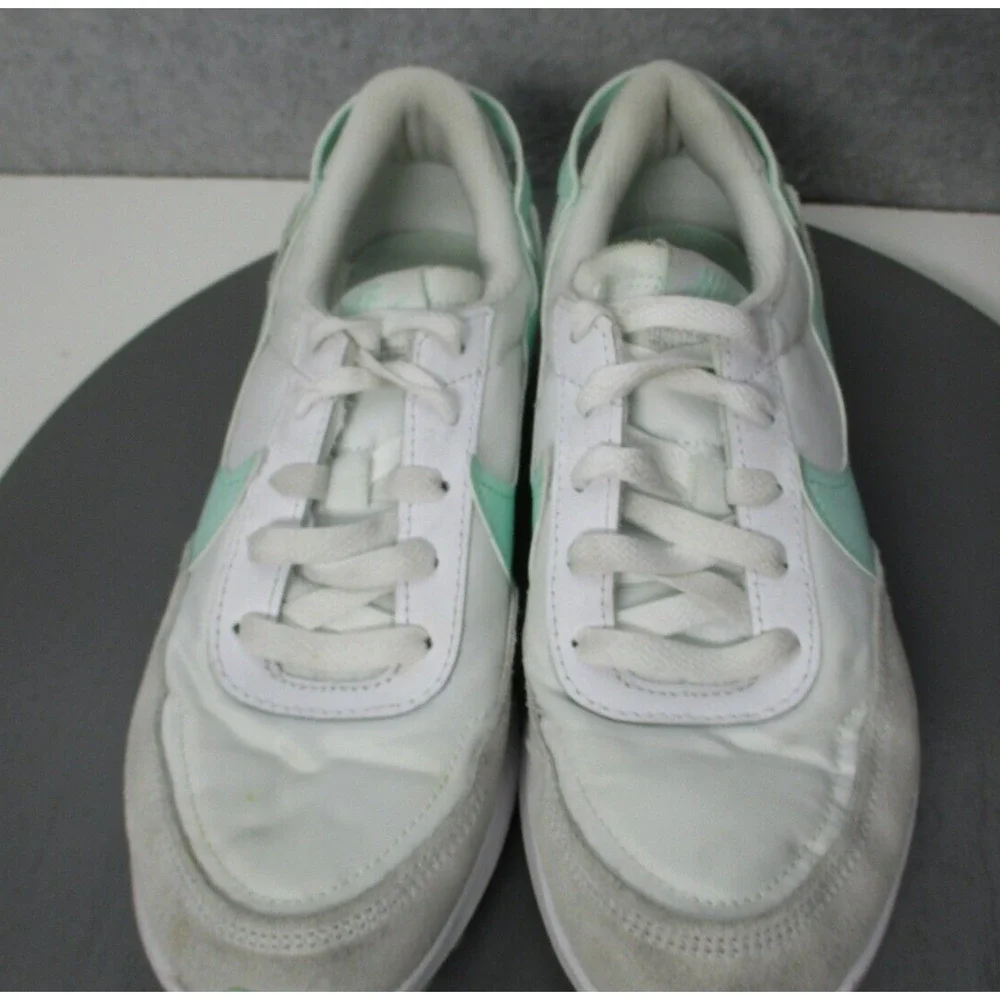 Nike Waffle Debut Womens Sz 6 White Green Mint Shoes Sneakers